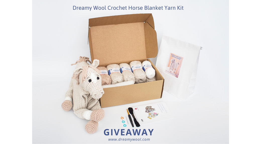 Dreamy Wool Crochet Horse Blanket Yarn Kit Giveaway!