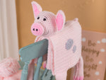 Cuddle and Play Pig Blanket Crochet Yarn Kit
